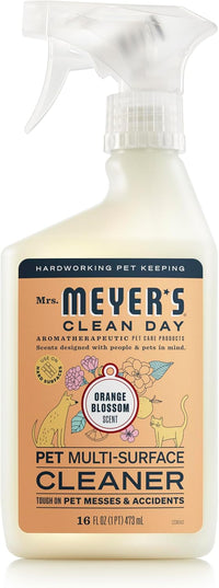 MRS. MEYER'S CLEAN DAY Pet Multi-Surface Cleaner - Orange Blossom / 16 Fl Oz (Pack of 1)