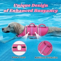 EMUST Dog Life Vest for Swimming - Medium / Rose Pink - image 2
