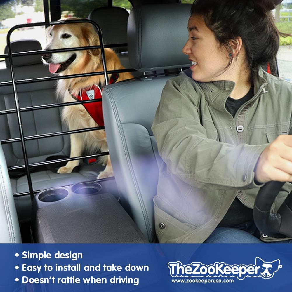Original Zookeeper Car, SUV, and Truck Adjustable Dog Barrier – Essentials for Dogs - image 4