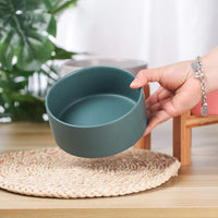 Raised Ceramic Large Dog Bowl - Medium Dog Bowls 850ML*1 / Green - image 3