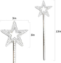 KOMIDK 13 Inches Fairy Wand Star Wand Princess Angel Wands – Fun for Kids & Family - image 2