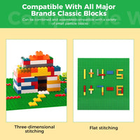 Etarnfly multicolored building baseplates, 10 x 10 inch, 8 pack - view 30