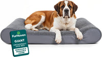 FurHaven Orthopedic Dog Bed for Large Dogs - Giant/XXXL / Gray