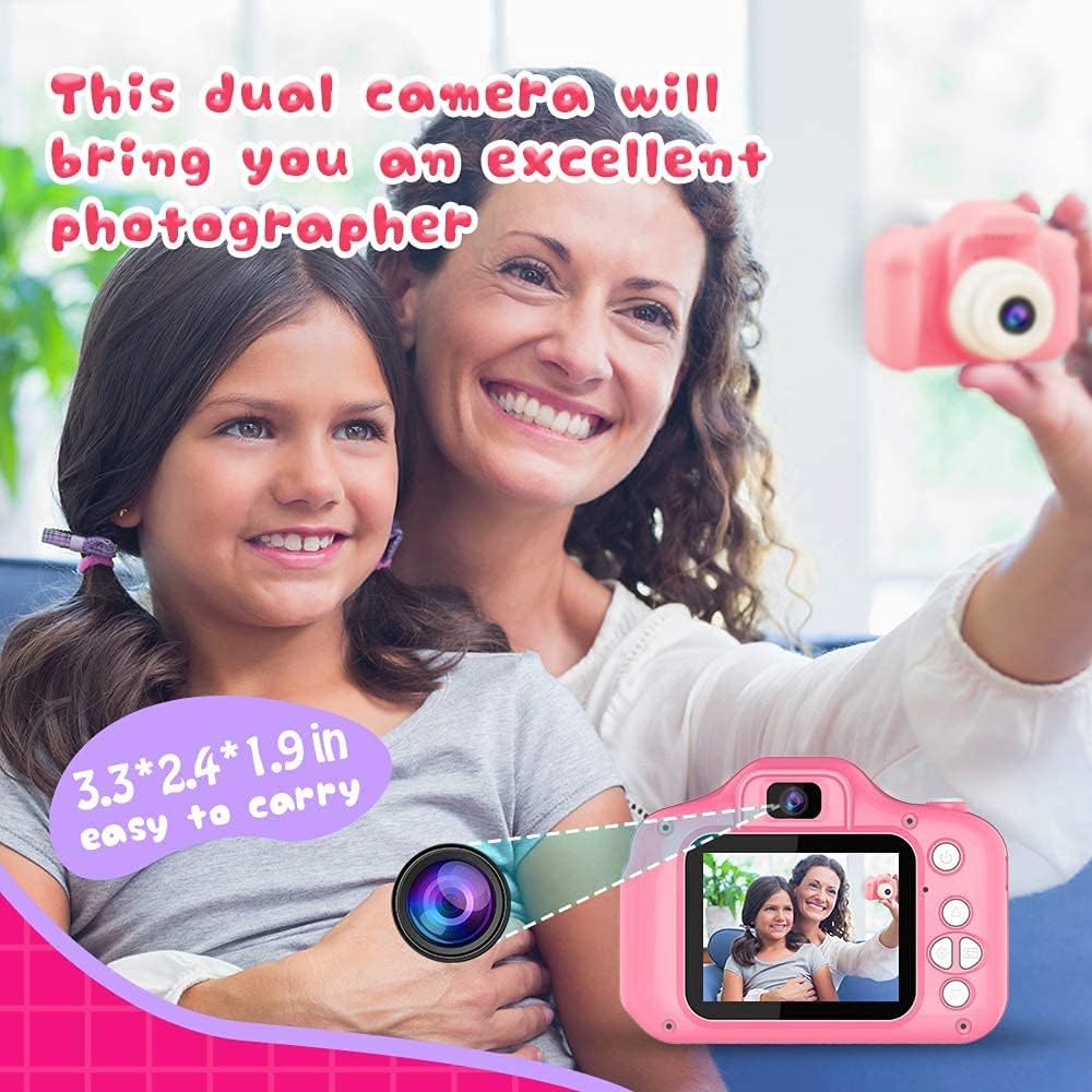 Dylanto Upgrade Kids Selfie Camera - Pink - image 3