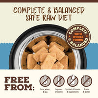 Primal Freeze Dried Raw Cat Food Nuggets Rabbit, Complete & Balanced Meal or Topper, Premium, Healthy, Grain Free, High Protein Raw Cat Food with Probiotics (14 oz)