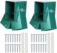 ABUSA heavy duty A-frame swing set brackets with 4 swing hangers and bolts - view 6