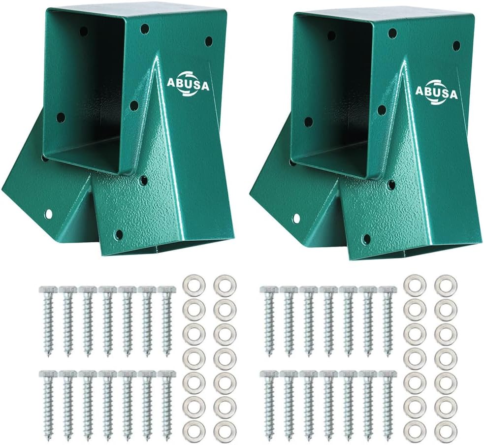 ABUSA heavy duty A-frame swing set brackets with 4 swing hangers and bolts - view 6