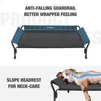 Veehoo Cooling Elevated Dog Bed - Black / 50.5"L x 33.5"W x 12.0"Th - image 2