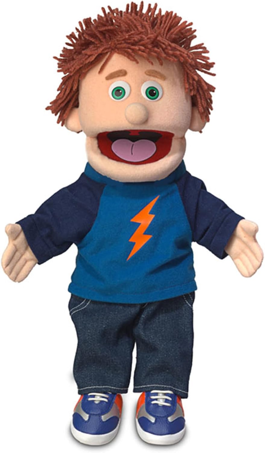 14" Tommy, Peach Boy, Hand Puppet, by Silly Puppets – Fun for Kids & Family