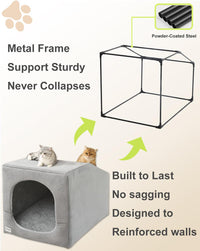 Hovicaed Indoor Dog House Small Sized Dog Tent with Dog Cave Bed - X-Large (36"L x 26"W x 26"Th) - image 4