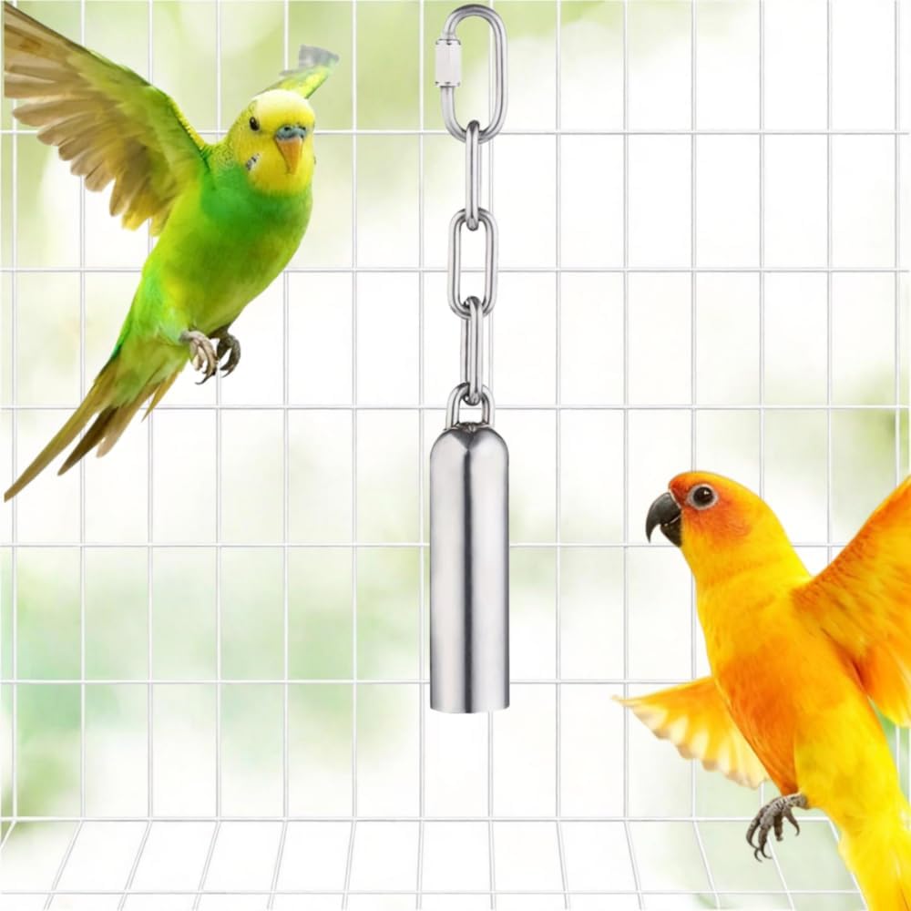 Stainless Steel Bell Toy for Birds - S / Bird Toy Bell - image 2