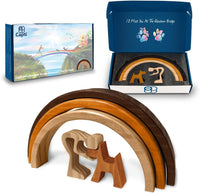 Rainbow Bridge Cat Memorial Gifts - Dog and Man