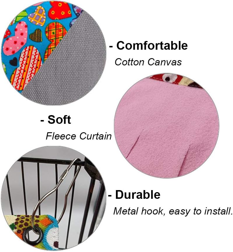 RIOUSSI Guinea Pig Hideout Hideaway Corner Fleece Toys Cage - Pink / Triangle - image 4