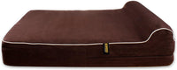 Dog Bed Replacement Cover Memory Foam Beds, Brown - Large / Brown - Standard