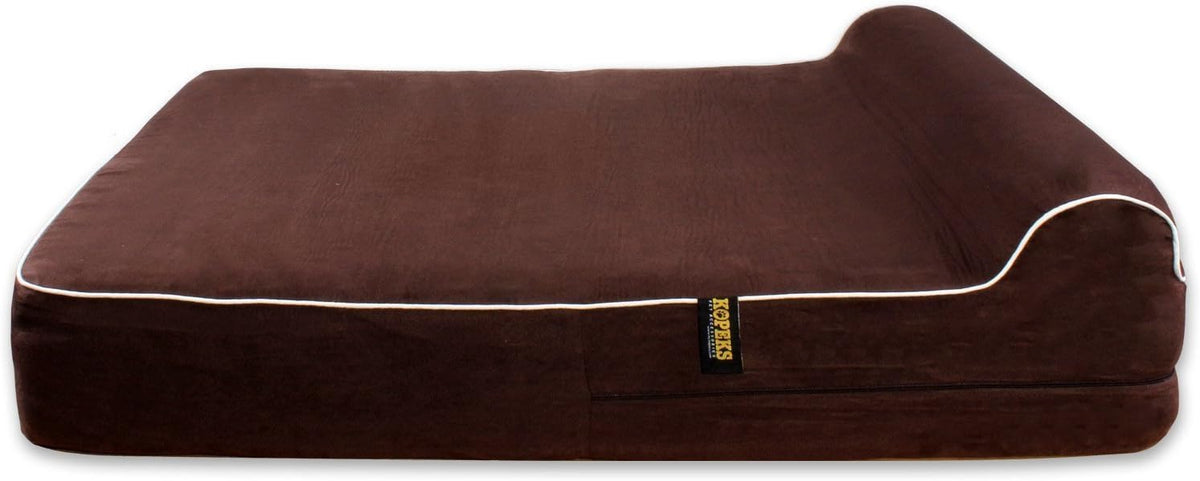 Dog Bed Replacement Cover Memory Foam Beds, Brown - Large / Brown - Standard