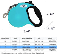 16ft Retractable Dog Leash for Large Breed Dogs up to 110 lbs - Medium / Blue - image 2