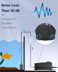 Pawfly Aquarium Air Pump Oxygen Pump for 10-200 Gallon Fish Tanks - 10-60 gal - image 4