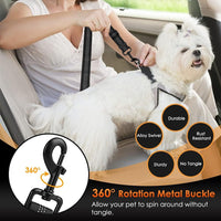 SlowTon Dog Car Seat Belt - Black / 27.5in - 1 pack - image 3