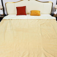 Waterproof Blanket for Bed Couch Sofa, Reversible & Reusable Cat - 80"x90" / Warm Yellow/Warm White