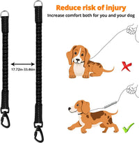 Long Dog Leash 15 FT: Heavy Duty Rope Leashes for Dogs Training - orange black / 10ft*1/3'' - image 4