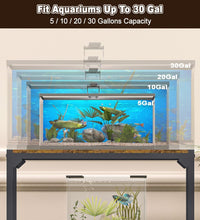 20-30 Gallon Aquarium Stand with 3-Tier Adjustable Storage Shelf – Essentials for Fish - 30 Gal Black - image 4