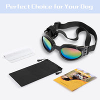 QUMY Dog Sunglasses Dog Goggles for Medium Large Breed Dogs Eye - Black - image 2