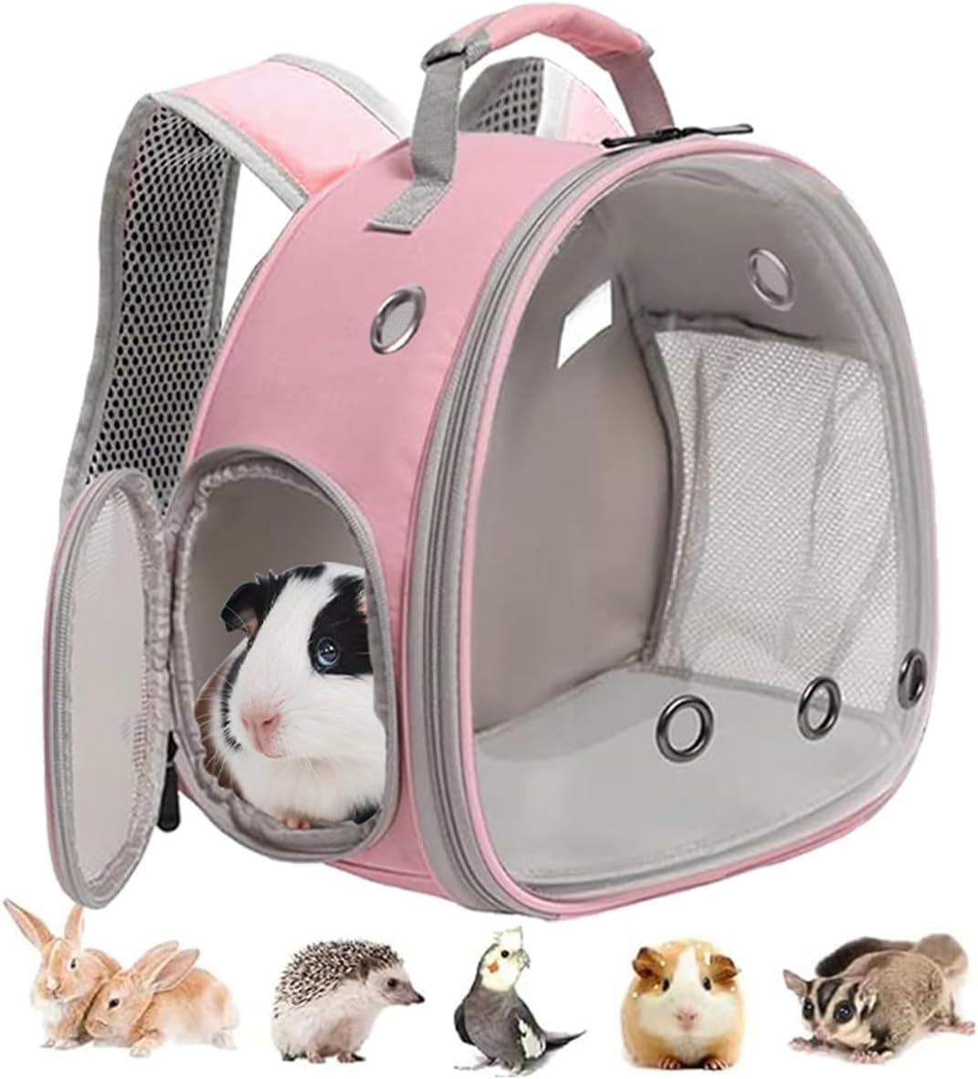 Guinea Pig Carrier Backpack - Pink / Backpack