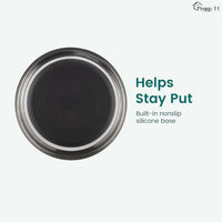 Deep Stainless Steel Dog Bowls, 3 US Cup Each - 2 Bowls / 8 Cups - image 2