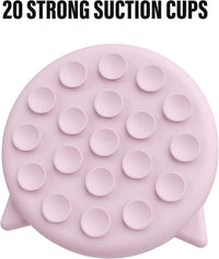 Silicone Cat Slow Feeder Bowl with Suction Cups - 1 CUP / Pink - image 4