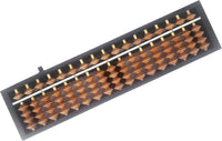 Digit Standard Abacus Soroban Professional 17 Column Math Abacus - Brown