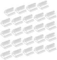Maitys 24 clear plastic triangle board game card stands holding cards upright