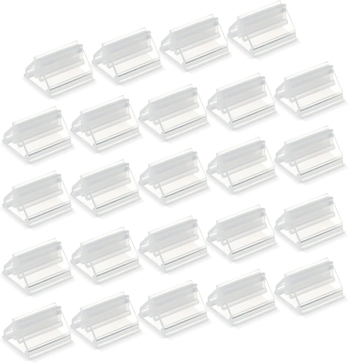 Maitys 24 clear plastic triangle board game card stands holding cards upright
