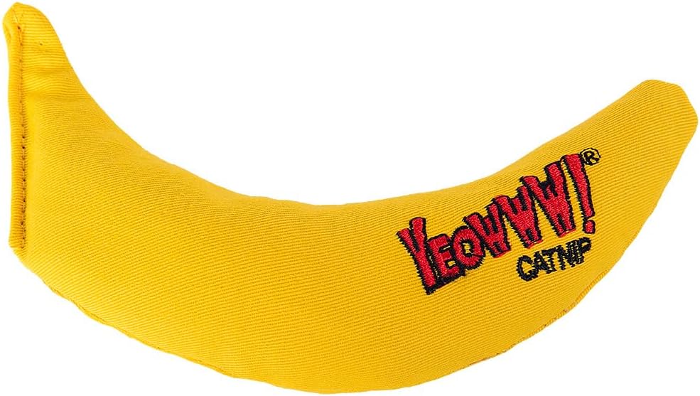 Yeowww! Catnip Chi-CAT-a Banana Toy for Cats - 1 Pack / Catnip Toy