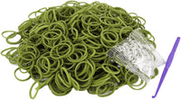 3000 Loom Rubber Bands Refill Kit - Olive Green