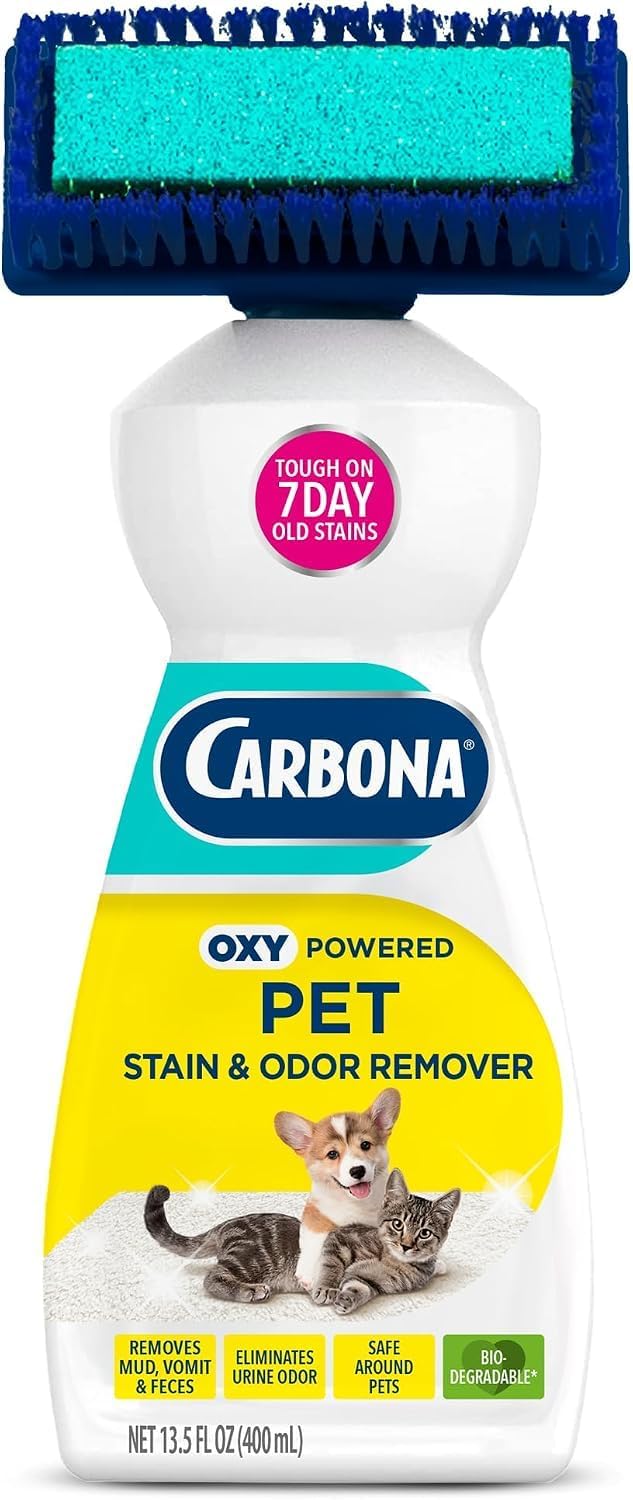 Carbona Oxy-Powered Pet Stain & Odor Remover, Targets Urine - 13.5 Fl Oz (Pack of 3) - image 2