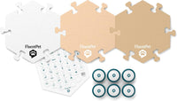 Talking Buttons for Dogs & Cats - 6 Buttons + 3 Hextiles (Beige) - image 2