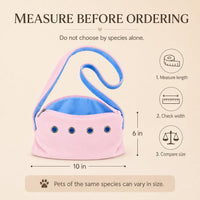 Cat Sling Carrier for Cats and Kittens - Pink-Small - image 2