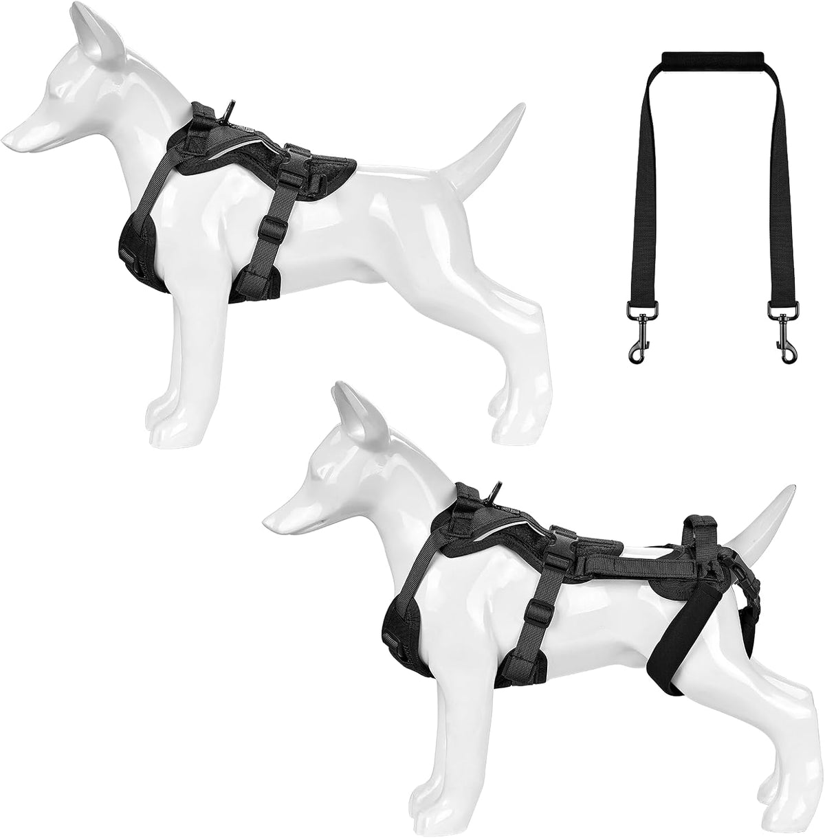 OneTigris Dog Lift Harness for Small Dogs XS - Small / Black - image 4