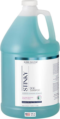 Bobbi Panter Dog Shampoo - Made in USA - All Natural Formula for Deep Nourishing and Cleasing - Concentrated 20:1 for Professional Groomers - Light Chamomile Scent, 1 Gallon