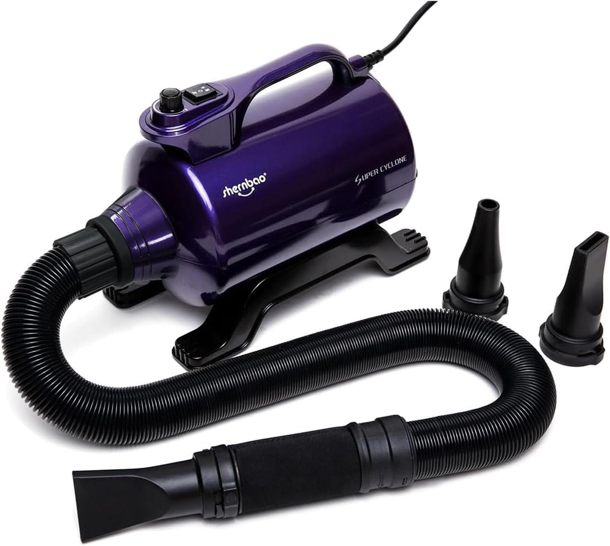 Dog Dryer High Velocity Pet Dog Grooming Force Hair Dryer/Blower 5.0HP – Essentials for Dogs - Purple