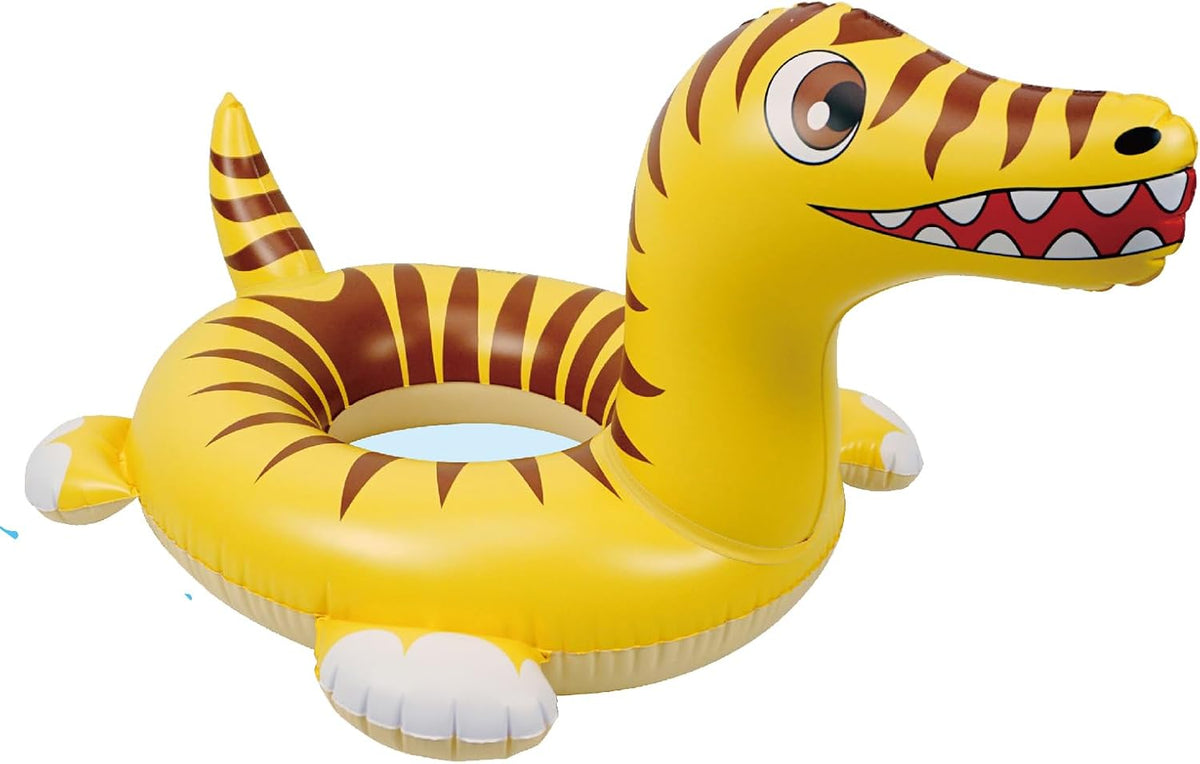 HOHQB green Tyrannosaurus dinosaur pool float swim ring for kids - view 2