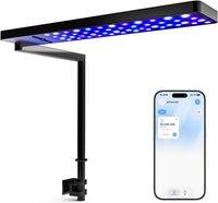 FZONE Solo Series Nano Aquarium Light for Freshwater and Planted Tanks – Essentials for Fish - Blue- Marine