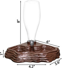 Automatic Reptile Water Dish 13.5Oz Reptile Water Bowl Bearded Dragon - brown - image 2
