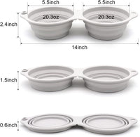 SLSON Collapsible Dog Bowls - Cold Grey - image 4