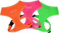 Puppia Soft Harness A - M Over-The-Head Soft Mesh Harness Neon Pink – Essentials for Dogs - Medium / GREEN - image 3