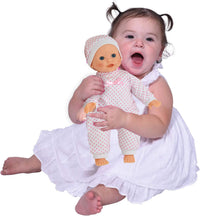 New York Doll Collection 11 inch soft body baby doll in polka dot onesie with pacifier and blanket - view 13
