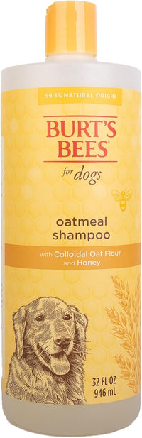 Burts Bees for Pets Oatmeal Dog Shampoo with Honey - Unscented / 32 Fl Oz (Pack of 1)