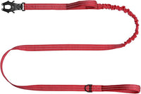 ICEFANG Tactical Dog Leash,K9 Training Walking Bungee Lead with 2 Control Handle,Heavy Duty Quick Release Metal Clasp,for Medium Large Breed (Reflective Red, 6 FT)