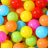 Ball Pit Balls for Toddlers, Crush Proof - 7 Bright Colors / 100 balls