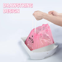 ANWA 40 Count Automatic Litter Box Bags - 20 Count (Pack of 2) / Pink Kitten - image 4